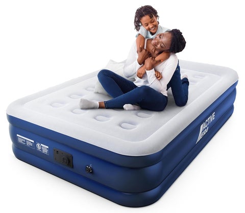 Inflatable Mattress , Premium Double Size Air with a Built,in Electric Pump and Pillow