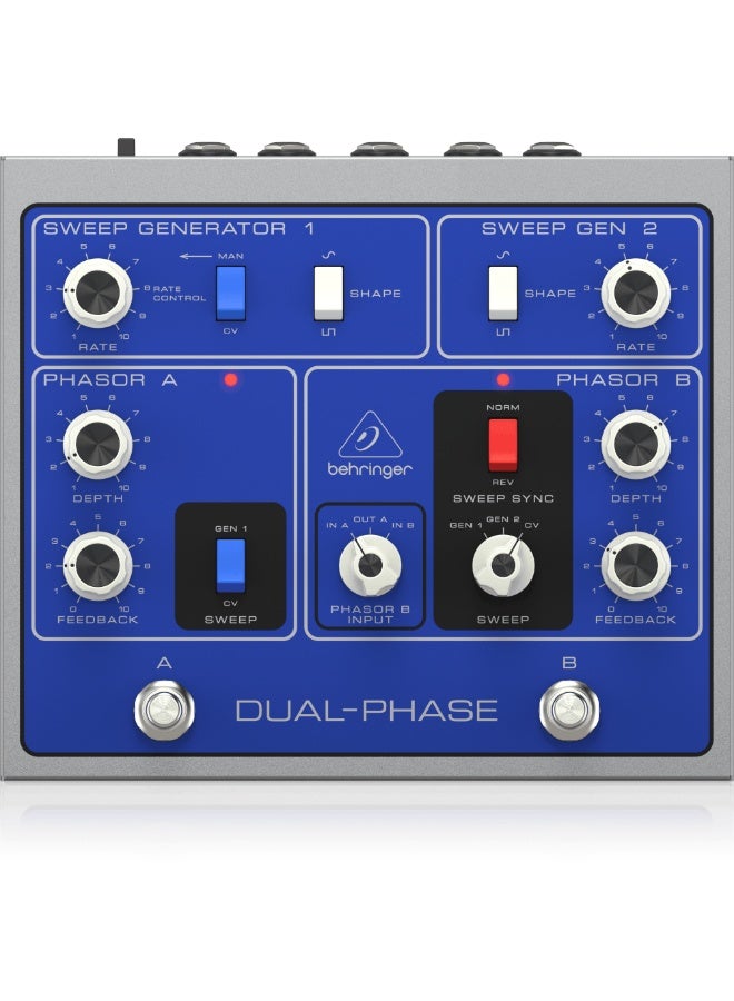 behringer DUALPHASE Phase Shifter Guitar Pedal - Image 1