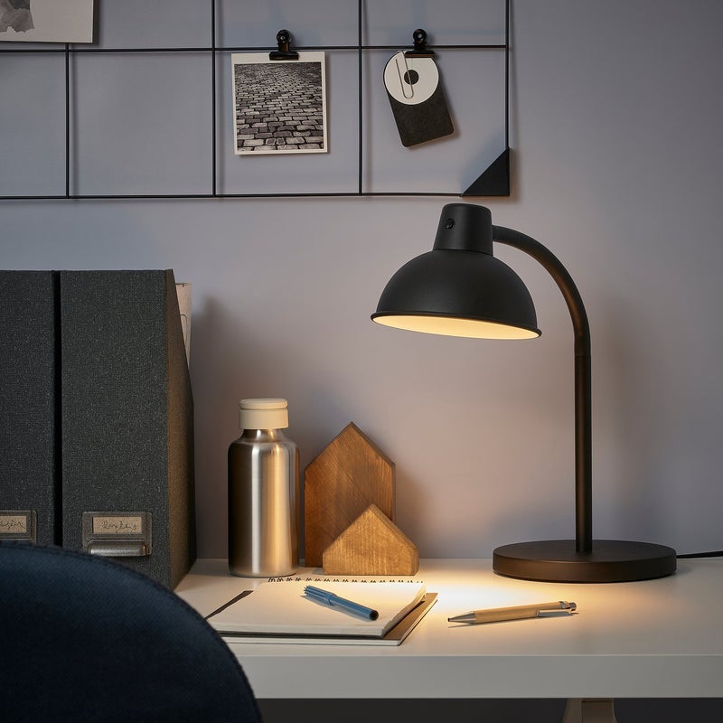 SKURUP Metal Work Lamp with Adjustable Head, Black - Image 3
