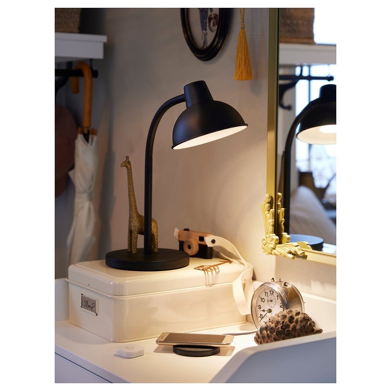 SKURUP Metal Work Lamp with Adjustable Head, Black - Image 4