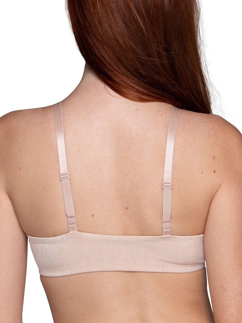 Vanity Fair Women's Front Closure Bra with No-Poke Underwire (34B-44DDD),Average Figure - Beige,34D - Image 3