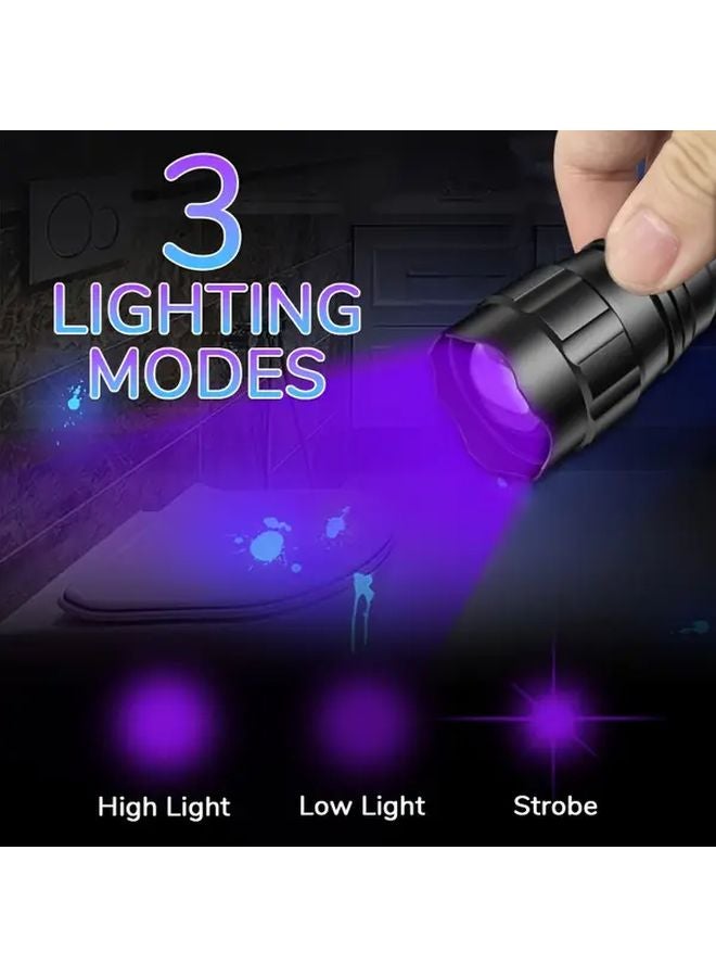 USB Rechargeable UV Black Light Flashlight For Detection And Resin Curing - Image 5