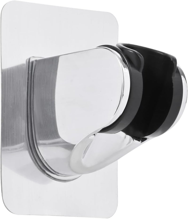 Peirnum Shower Head Holder, Strong Adhesive and Waterproof Shower Head Holder Wall Mount, Adjustable Handheld Shower Head Holder, No Drilling and Use Conveniently - Image 1