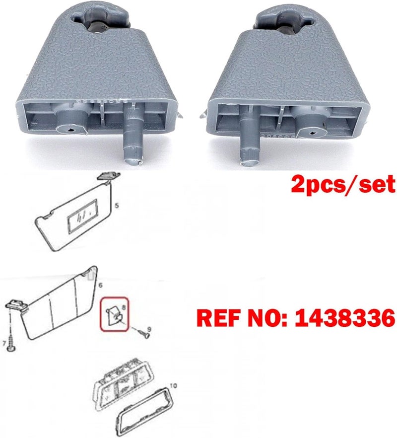 Vuzmode Sun Visor Clip Bracket Set - Image 3