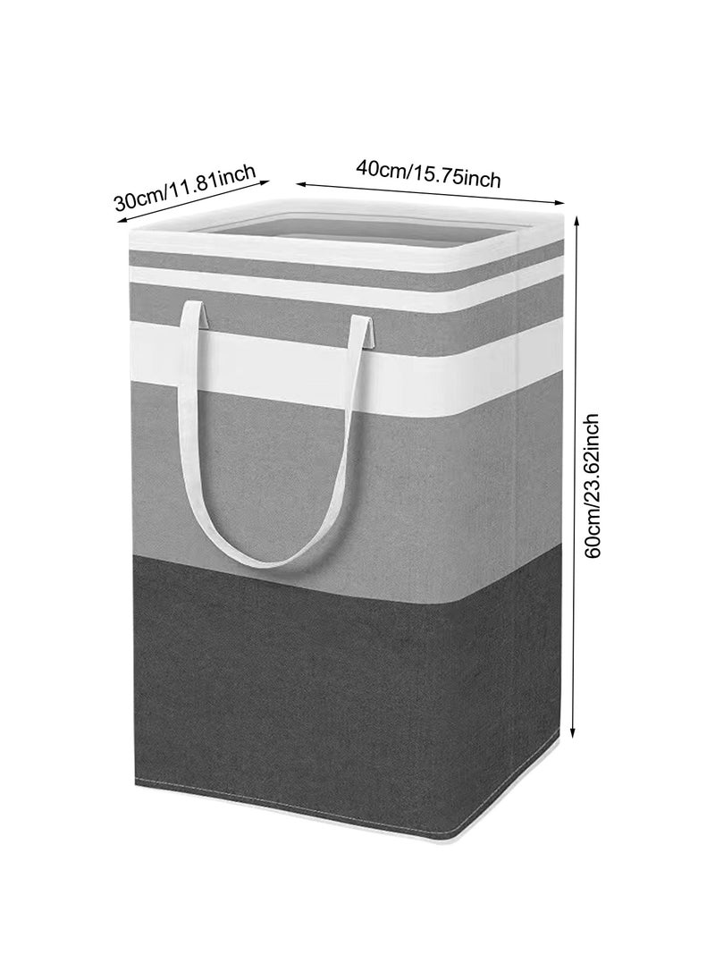 Generic 2-Pack Extra-Large Laundry Basket 75L, Collapsible Hamper with Long Handles for Clothes, Pillows, and Toys – Durable and Space-Saving Design  - Image 2