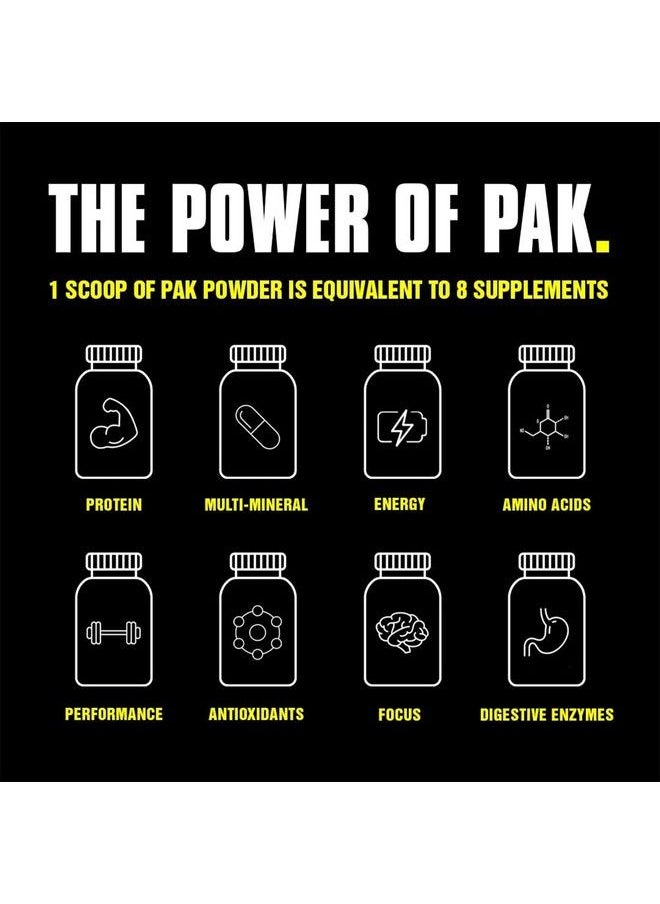 ANIMAL - Pak Convenient Allinone Vitamin  Supplement Powder Zinc Vitamins C B D Amino Acids And More Sports Nutrition Performance Multivitamin For Women  Men 44 Scoops Orange Crushed - Image 1