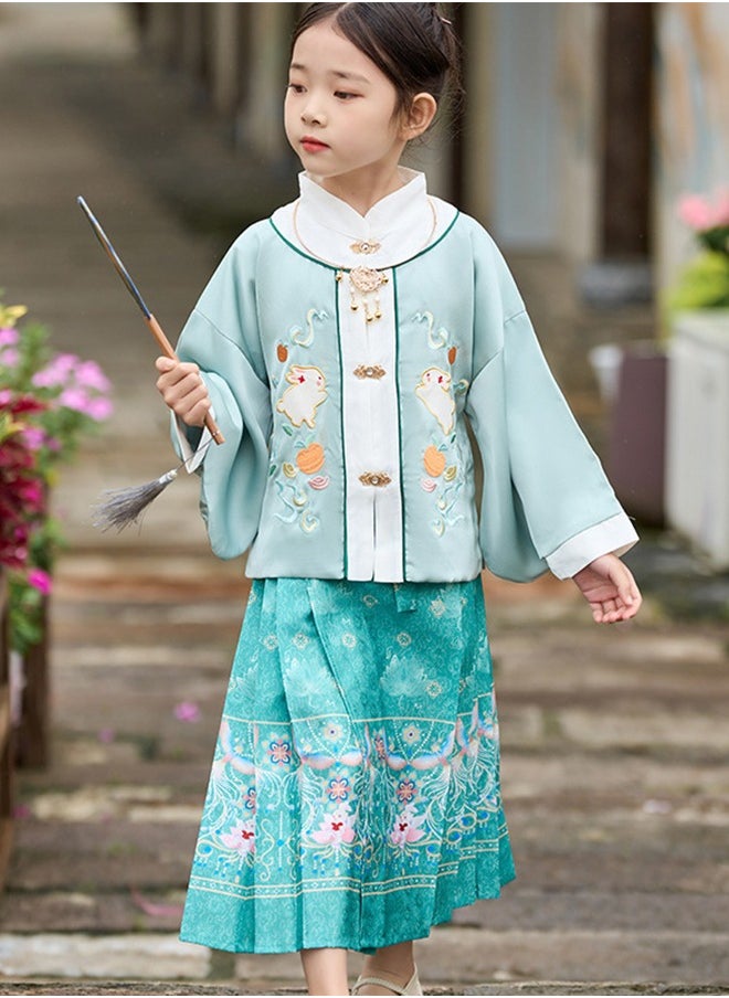 Al Aoyama girl A-line Shape Ins Hanfu Skirt Ancient Costumes Wedding Dress Chinese Style Dress Ladies/Gir  - Image 1
