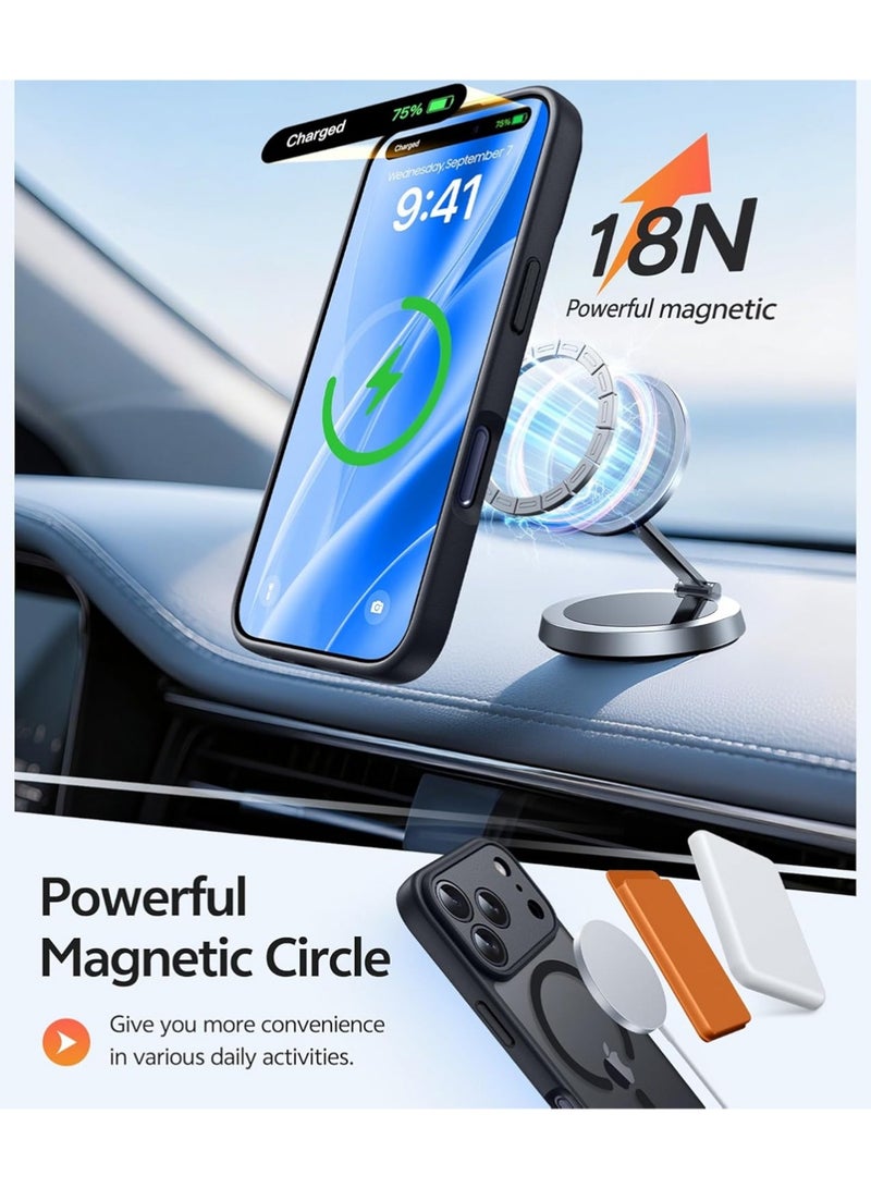 X-level for iPhone 17 Pro Max Case Cover Magnetic Frosted Translucent Mobiles Accessories Shockproof Slim Cover | Full Camera Covered Protection | Slim Drop Proof Durable Protective Cases - Image 2