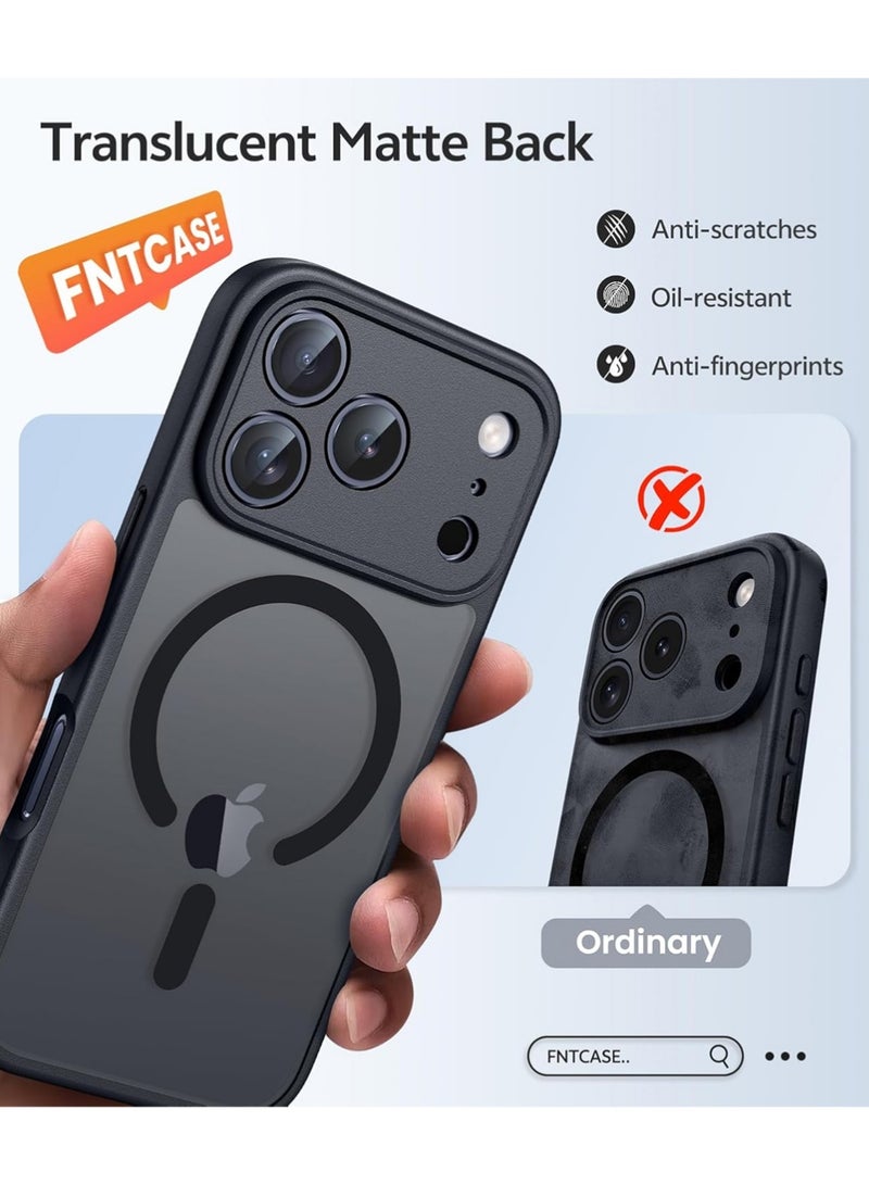 X-level for iPhone 17 Pro Max Case Cover Magnetic Frosted Translucent Mobiles Accessories Shockproof Slim Cover | Full Camera Covered Protection | Slim Drop Proof Durable Protective Cases - Image 5