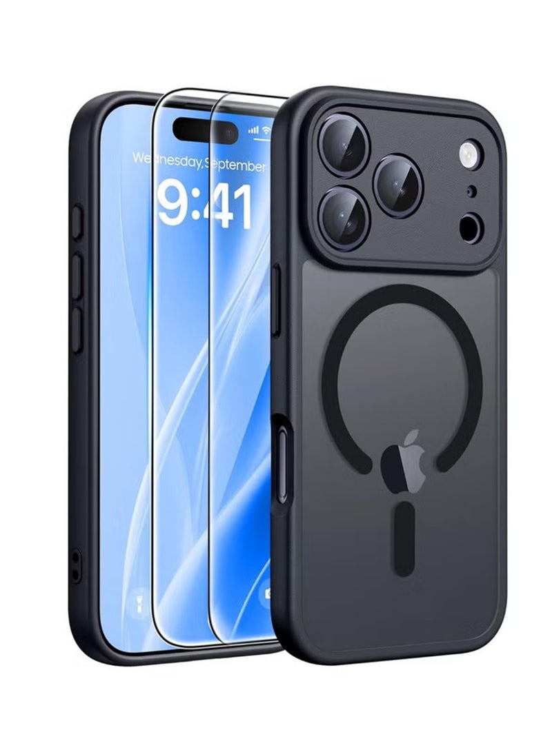 X-level for iPhone 17 Pro Max Case Cover Magnetic Frosted Translucent Mobiles Accessories Shockproof Slim Cover | Full Camera Covered Protection | Slim Drop Proof Durable Protective Cases - Image 1