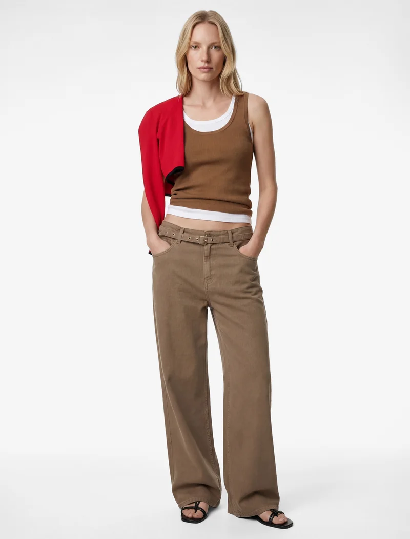 كوتون Wide Leg Jeans