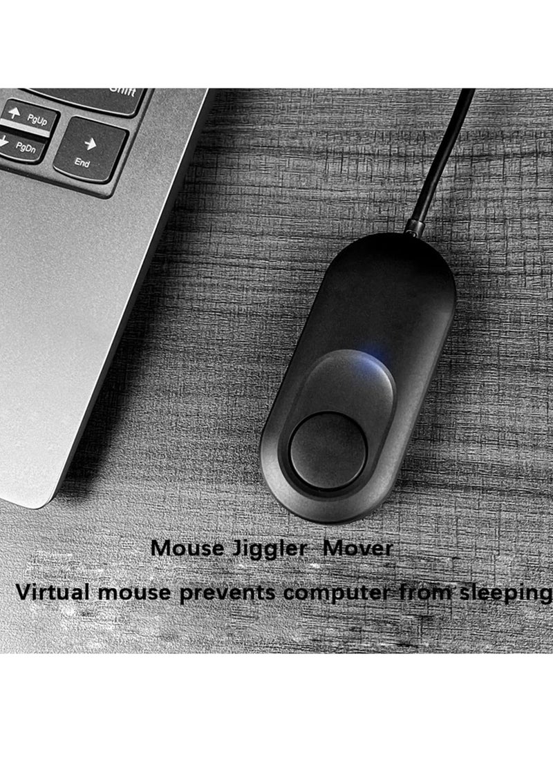 Excefore - Undetectable Mouse Mover, USB Port Automatic Mouse Jiggler with On/Off Switch, Driver-Free, Simulates Mouse Pointer Movement to Prevent PC from Going to Sleep - Image 1