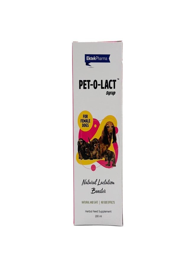 شراب All4pets Pet-O-Lact - 200 مل (معزز طبيعي لإدرار الحليب)