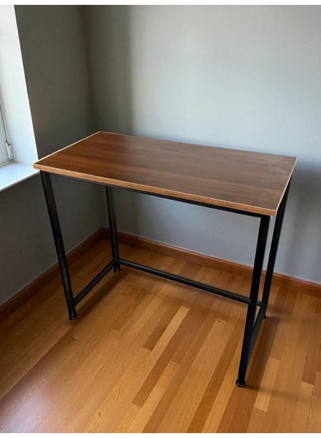 Al-Tamayuz Al-Maadani T00319 Modern Computer Desk for Home, Office, Study & Laptop Work – Brown - Image 3
