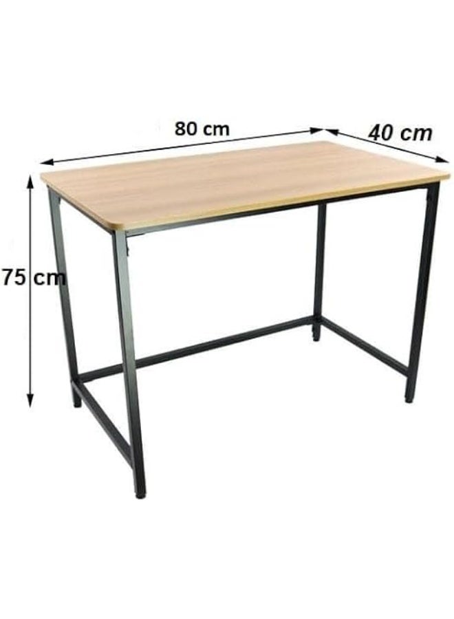 Al-Tamayuz Al-Maadani T00319 Modern Computer Desk for Home, Office, Study & Laptop Work – Brown - Image 1