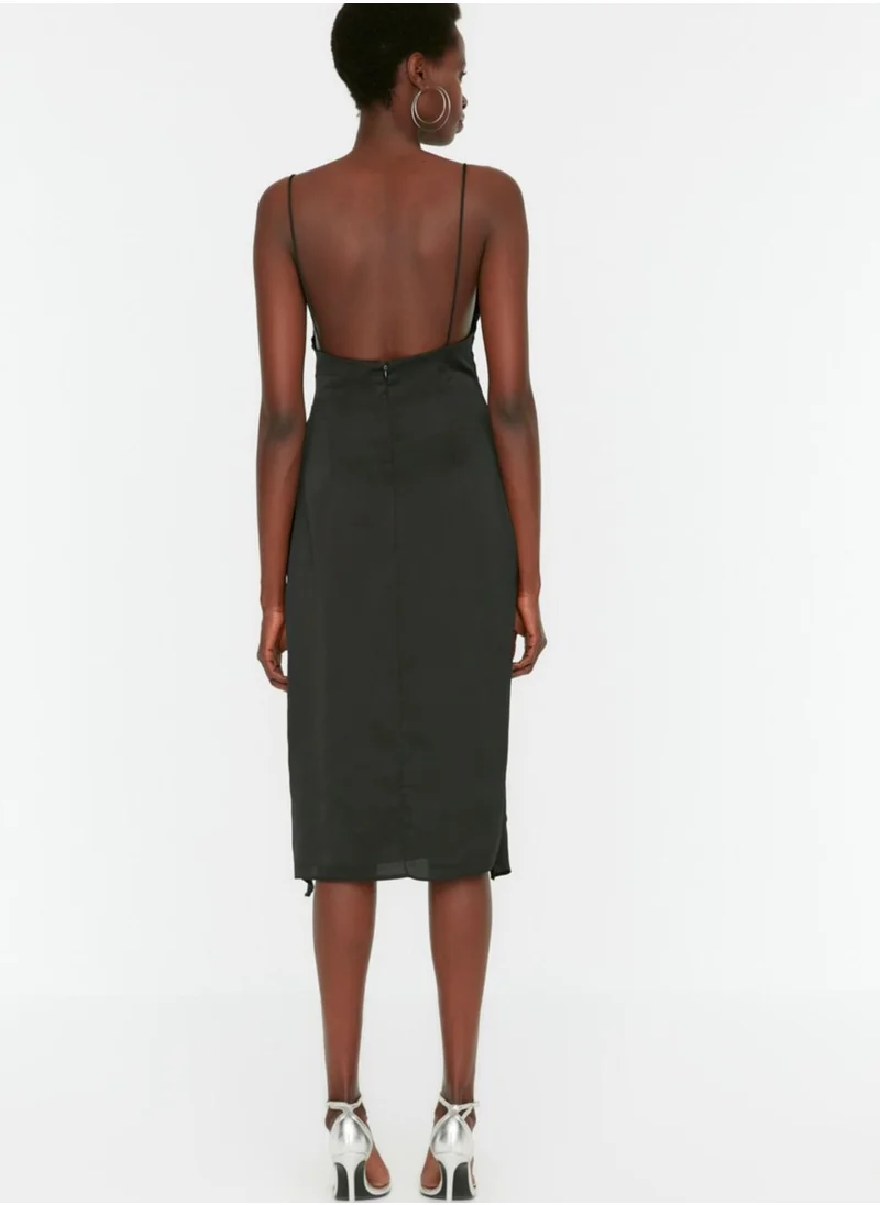 trendyol Strappy Ruffle Detail Dress