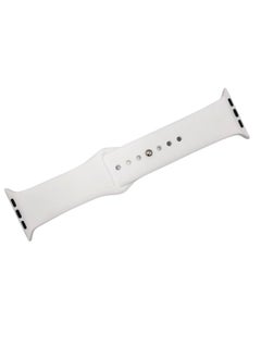 Generic Sport Strap For Apple Watch Series Nike+ Sports Edition 44/45mm - White-  - Image 4
