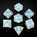 UDIXI Opal Stone DND Dice Set 7PCS Gemstone Dice Set DD with Gift Case for Tabletop Games Beast Pattern - Image 2