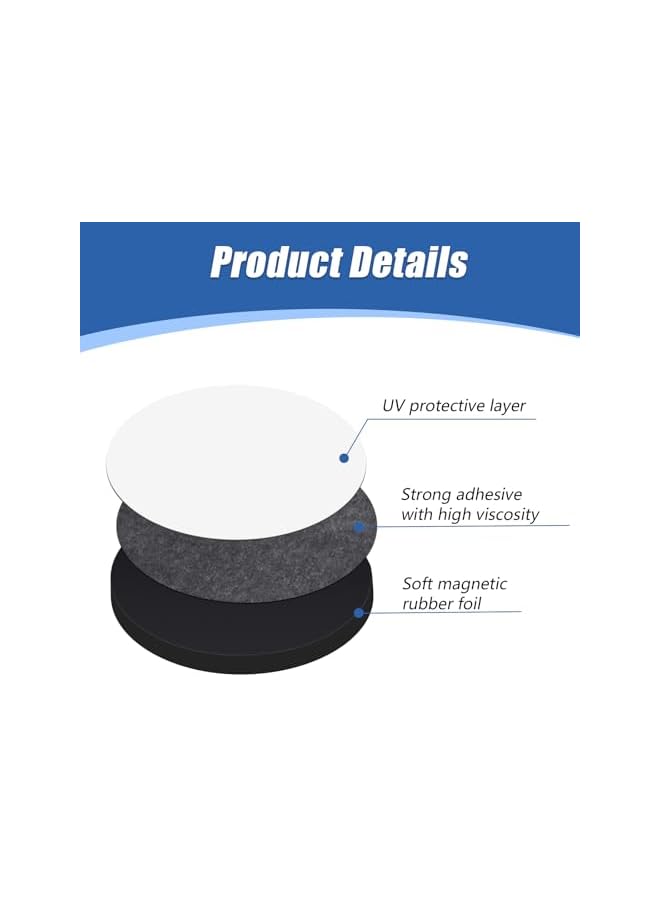 PROMASS 160 Pieces Magnetic Plates Self-Adhesive Magnetic Strip Magnets Self-Adhesive Strong, 20 x 2 mm Magnetic Foil Self-Adhesive Magnets Adhesive Magnets Self-Adhesive Magnetic Adhesive Flat Magnets  - Image 3