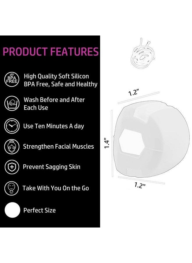 Hemiza - Jawline Exerciser Jaw Face And Neck Exerciser Define Your Jawline Slim And Tone Your Face Look Younger And Healthier Helps Reduce Stress And Craving (Multi) - Image 1