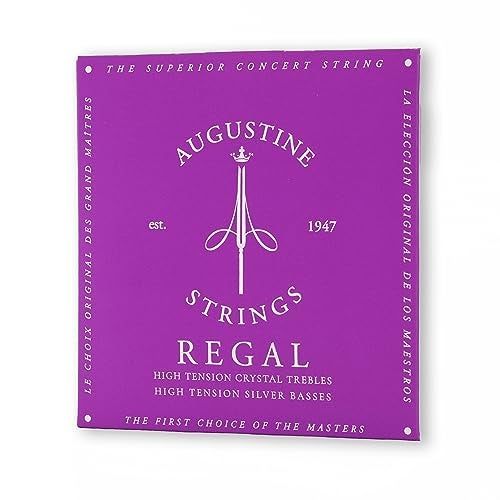 Augustine Strings Regal High Tension - Premium Crystal Nylon Classical Guitar Strings - Produced in New York by the Manufacturer of the Original Nylon String - 1 Set - Image 3