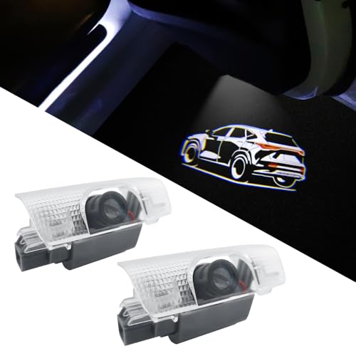 akarin 2 PCS LED Car Door Logo Lights Compatible for NX350 2022-presnet Courtesy Projector Laser Welcome Light Puddle Lamp Car Accessories (car, NX350 2022-presnet) - Image 1