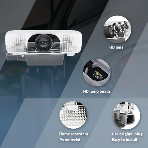 akarin 2 PCS LED Car Door Logo Lights Compatible for NX350 2022-presnet Courtesy Projector Laser Welcome Light Puddle Lamp Car Accessories (car, NX350 2022-presnet) - Image 4