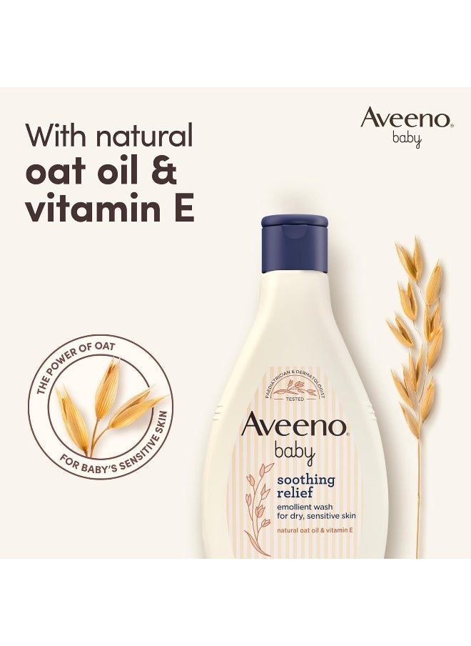 Aveeno Baby Aveeno Baby Soothing Relief Emollient Wash, 250ml  - Image 3