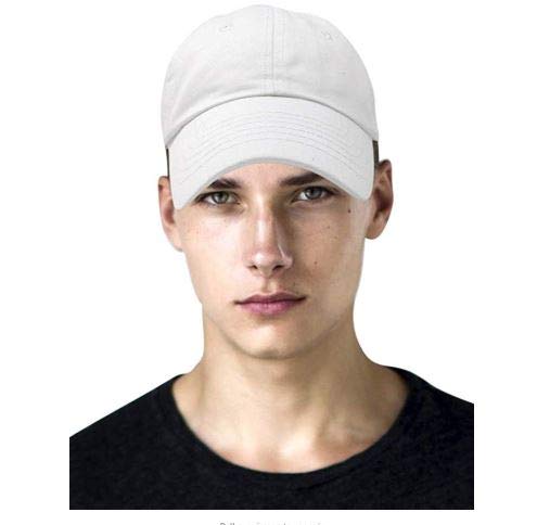 Handcuffs Unisex Baseball Caps | Cotton | Plain | Adjustable | Caps | Lightweight | Stylish | Casual | Sports | Travel | Mens Gifts | Rakhi Gift (White) - Image 5