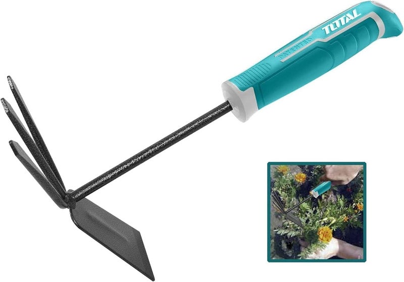 توتال معزقة يدوية للحدائق بمقبض مريح – متينة وفعالة لتقليب التربة - Image 2