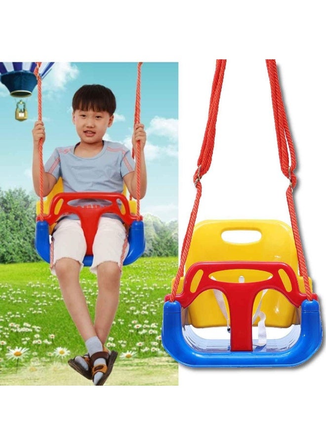 Rainbow Toys 3 In 1 Toddler Swing Seat Detachable Outdoor Toddlers Children Garden Yard Tree Swing Hanging Seat Entertainment Toys Kids Gift - Image 2