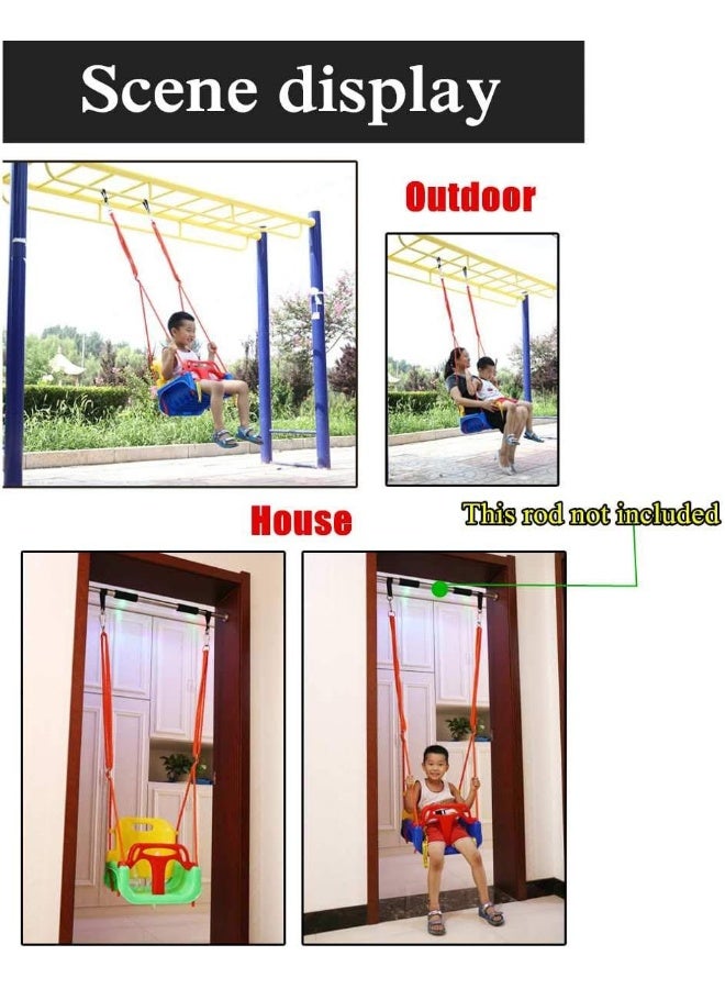 Rainbow Toys 3 In 1 Toddler Swing Seat Detachable Outdoor Toddlers Children Garden Yard Tree Swing Hanging Seat Entertainment Toys Kids Gift - Image 5