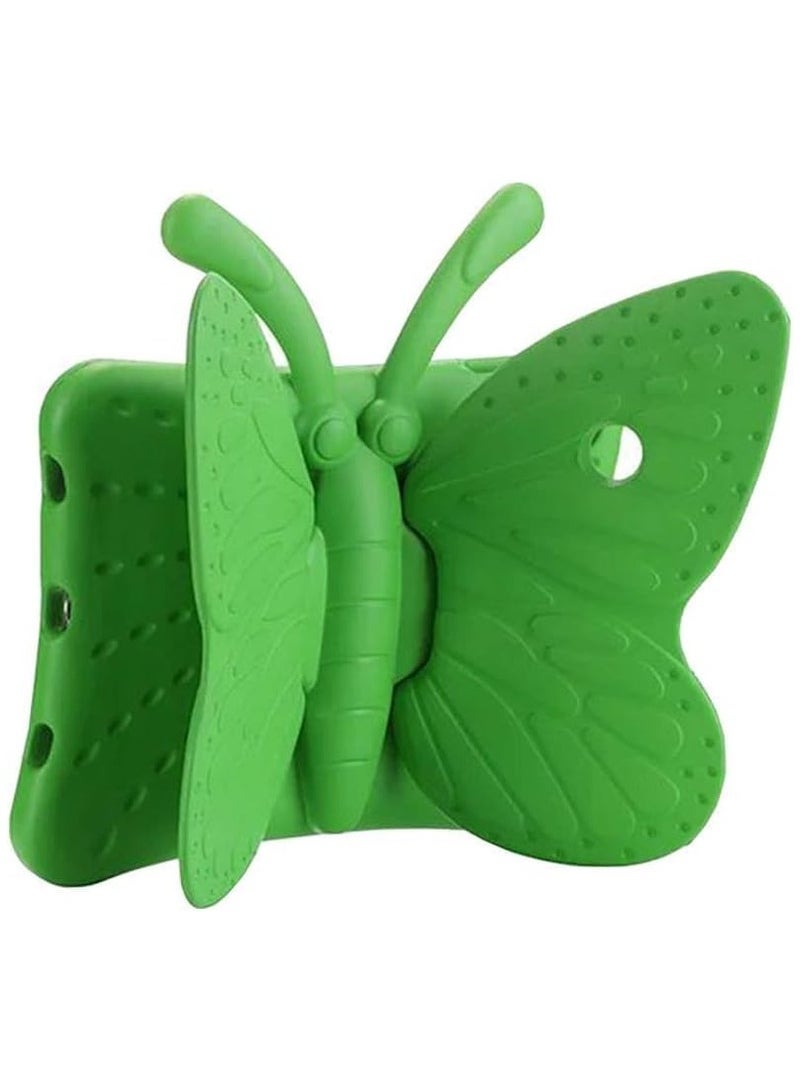 Gravity iPad Case for Kids, iPad 9.7 inch Case, Light Weight Shockproof EVA Foam Protective Tablet Stand Cover Holder for Apple iPad Air/Air 2 iPad 9.7 2017/2018 Cute Butterfly (GREEN) - Image 2