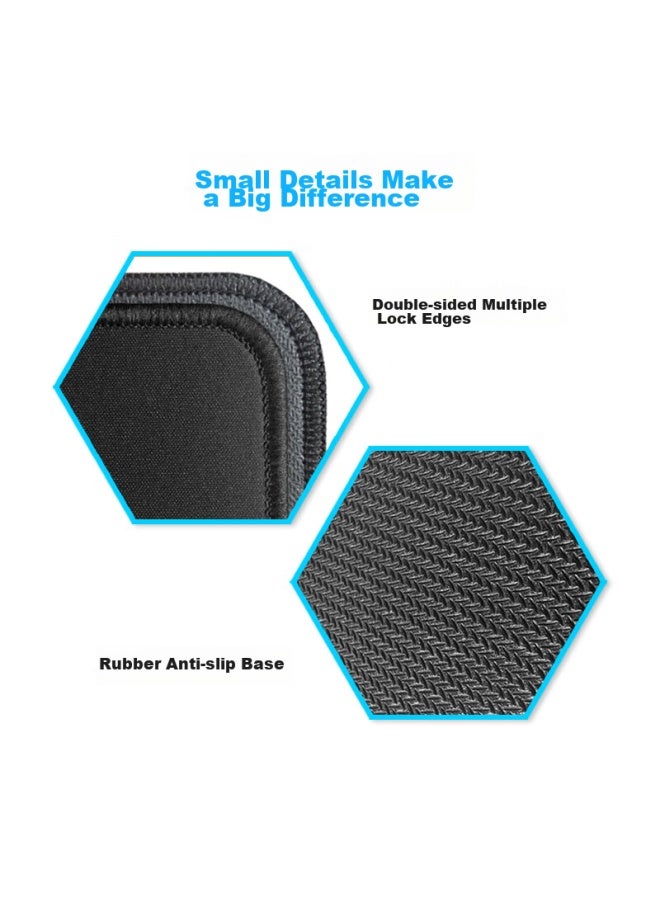 Daryo Daler You Gaming Mouse Pad, Fps Smooth Thickened Precision Edge-locked, Computer Keyboard Office Extra Large Desk Mat, Astronaut Design, 800*300*3mm - Image 3