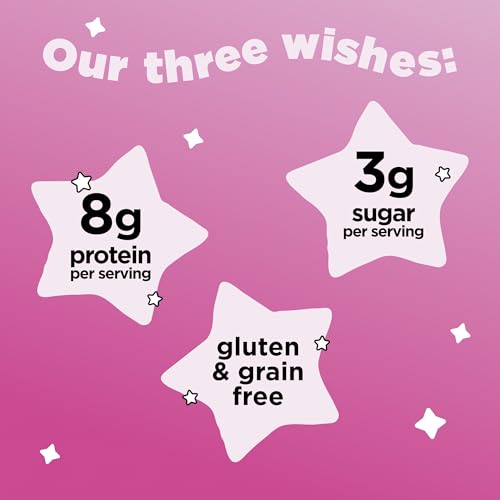 Three Wishes Grain-Free & Protein Cereal - Healthy, Low Sugar & Gluten-Free Breakfast Cereal - Low Carb, Plant-Based, Vegan & Non-GMO - Marshmallow, 6-Pack - Image 2