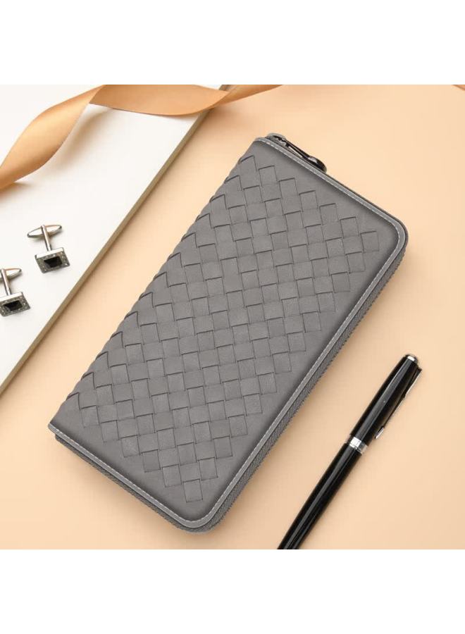 Playboy Men's Large Capacity Long Wallet Portable Multifunctional Clutch Multi-card Slot Billfold Birthday Gift - Image 5