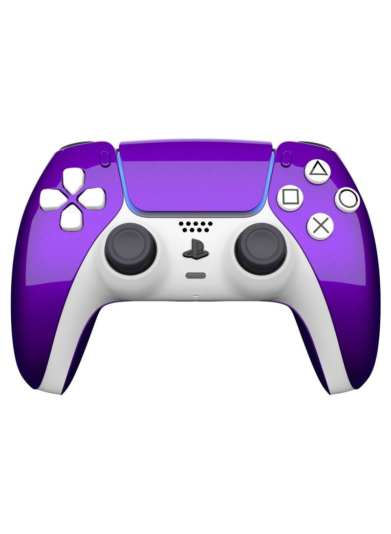Craft MERLIN CRAFT CUSTOMIZED SONY DUAL SENSE GAMING CONTROLLER FOR PS5 & PS5 SLIM - DIAMOND PURPLE NEW 2024 DESIGN - Image 1