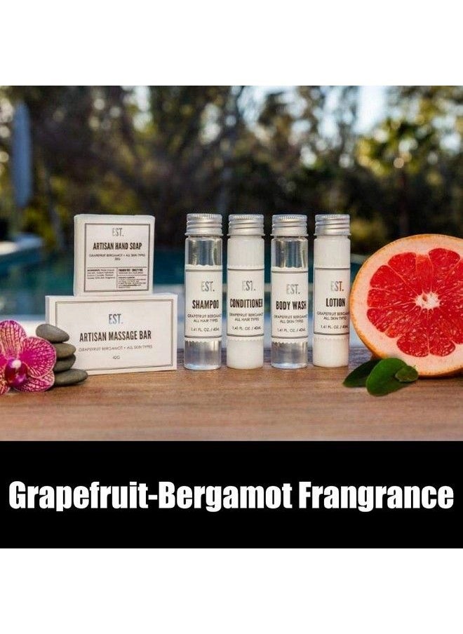 world amenities Est. Conditioner With Grapefruitbergamot Fragrance Biodegradable/Recyclable Bottle With Screw Top 1.41Oz / 40Ml Pack Of 48  - Image 4