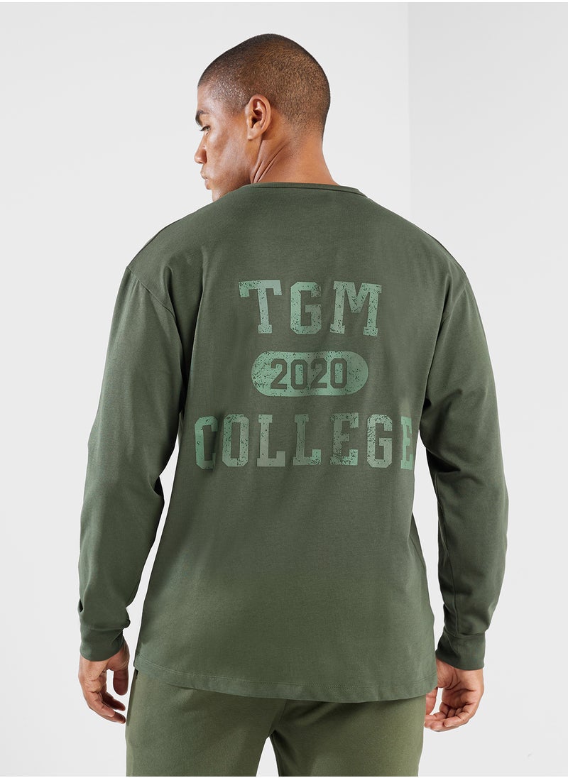 The Giving Movement - Regular Fit College Printed T-Shirt - Image 1