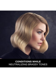 Peter Coppola PETER COPPOLA Purple Conditioner for Blonde Hair, Neutralize Brassy Tones - Keratin Safe, Damage Repair, Smoothing, For Daily Use (3 Fl Oz)  - Image 3