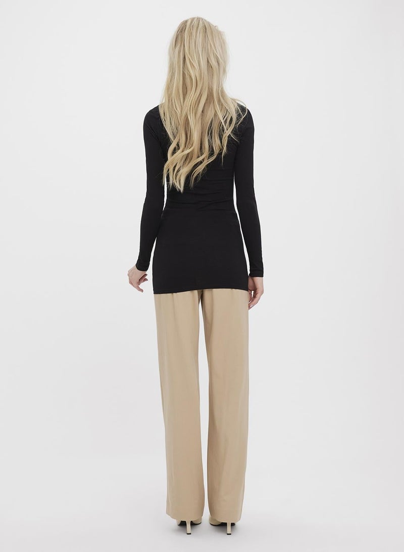 VERO MODA بلوزة Vmmaxi My Ls ناعمة طويلة على شكل حرف U Noos - Image 3