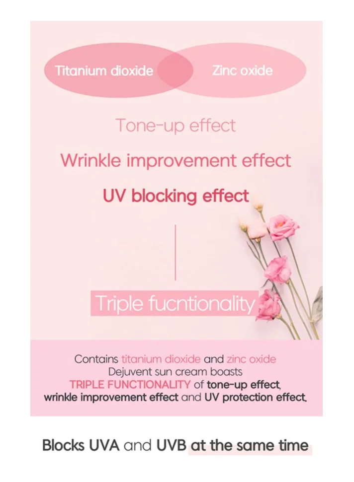 Dejuvent Dejuvent UV Defense Tone Up Sun Cream, Made in South Korea
