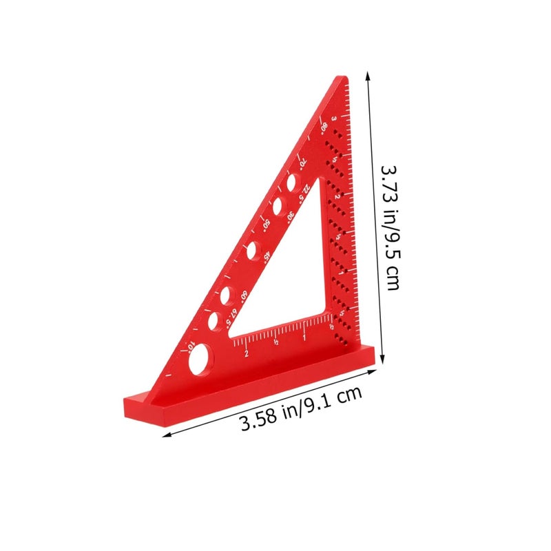 5 Pcs Woodworking Square Protractor Carpenter Ruler For DIY And Professional Use - Image 4