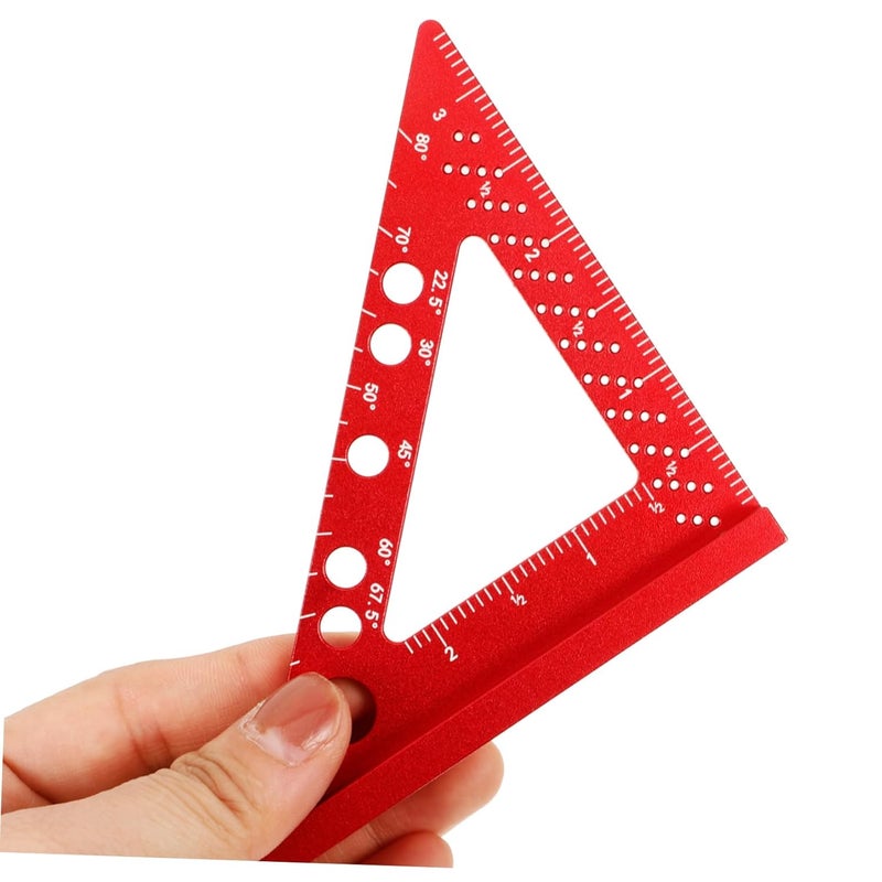 5 Pcs Woodworking Square Protractor Carpenter Ruler For DIY And Professional Use - Image 5