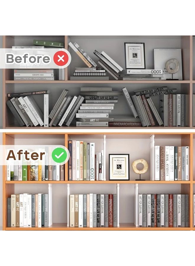 Tension Spring Loaded Telescoping Rod 70cm To 120cm Wood Grain Color Shower Curtain Rod - Image 4