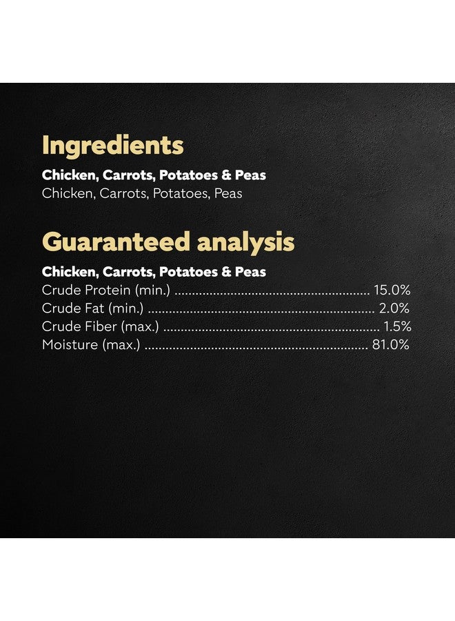 CESAR SIMPLY CRAFTED Adult Wet Dog Food Meal Topper, Chicken, Carrots, Potatoes & Peas, 1.3oz., Pack of 10 - Image 4