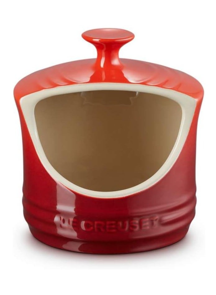 Le Creuset Le Creuset Stoneware Salt Crock, 10 oz., Cerise  - Image 3