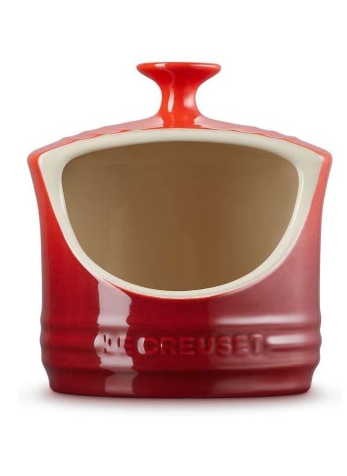 Le Creuset Le Creuset Stoneware Salt Crock, 10 oz., Cerise  - Image 4