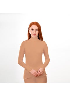 Selina Wear Selina Wear High Collar Neck Long sleeve - Long Sleeve T-shirt Top, Elevate Your Style with Long Sleeve Delight  - Image 2