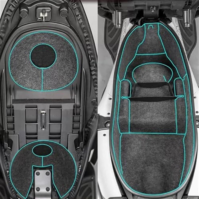 QASULER Motorcycle Rear Trunk Cargo Liner Protector - Image 2